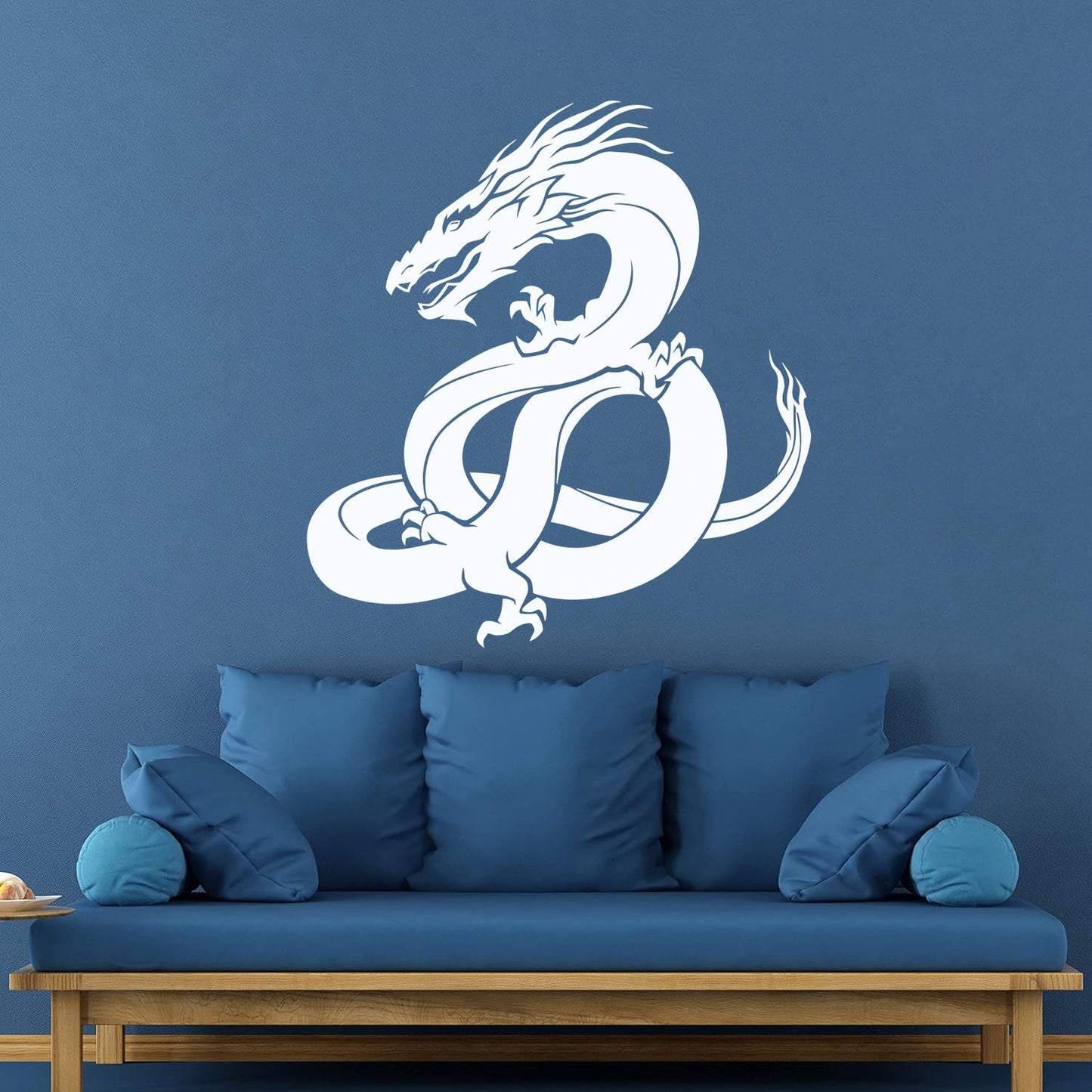 Lettering Stickers Oriental Fantasy Magical Dragon Tattoo Easy Installation