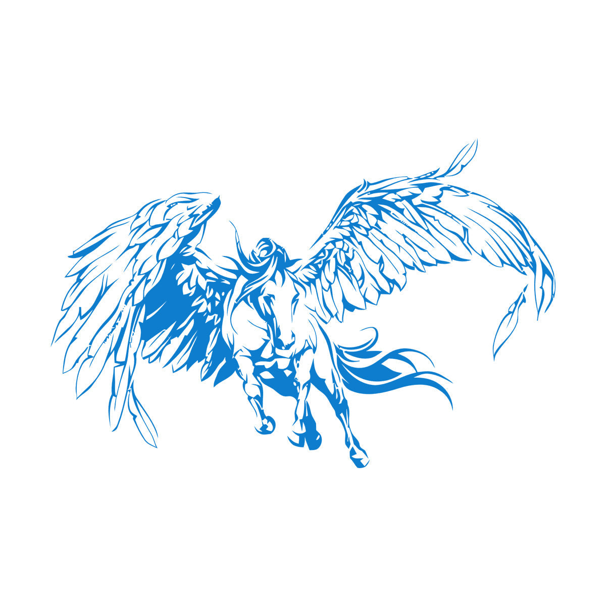 Wall Decals Paster Paper Pegasus Fantastic Beast Fantasy Animal Wings Art Mural Painting