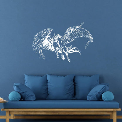 Wall Decals Paster Paper Pegasus Fantastic Beast Fantasy Animal Wings Art Mural Painting