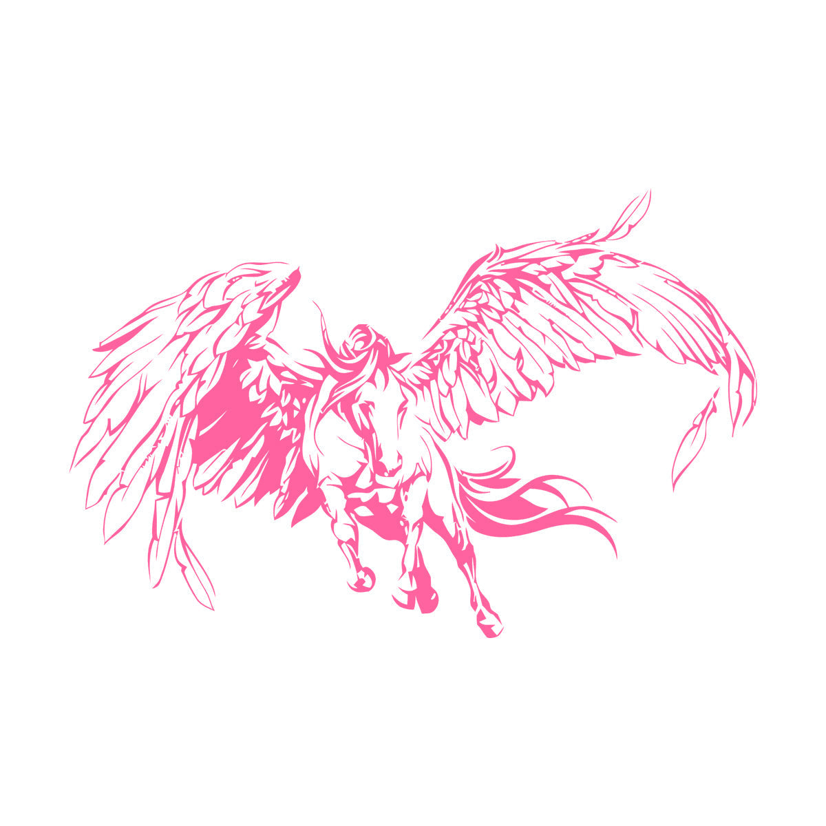 Wall Decals Paster Paper Pegasus Fantastic Beast Fantasy Animal Wings Art Mural Painting