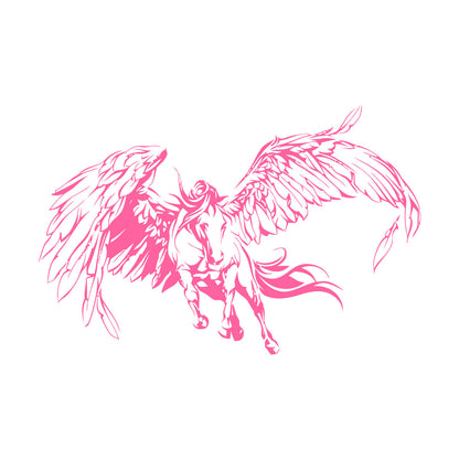 Wall Decals Paster Paper Pegasus Fantastic Beast Fantasy Animal Wings Art Mural Painting
