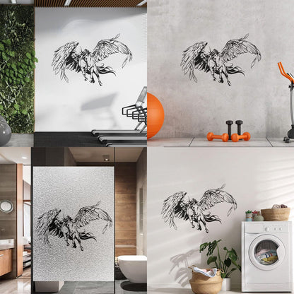 Wall Decals Paster Paper Pegasus Fantastic Beast Fantasy Animal Wings Art Mural Painting