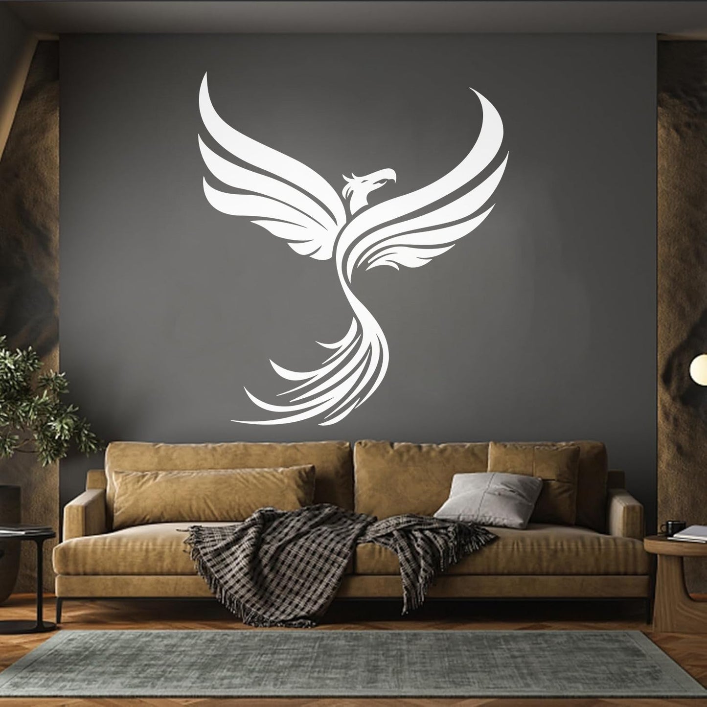 Vinyl Wall Stickers Phoenix Fantastic Beast Fantasy Bird Multiple Size Options