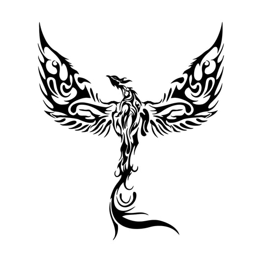 Wall Decals Phoenix Fantasy Bird Fantastic Beast Forks Of Flame Living Waterproof