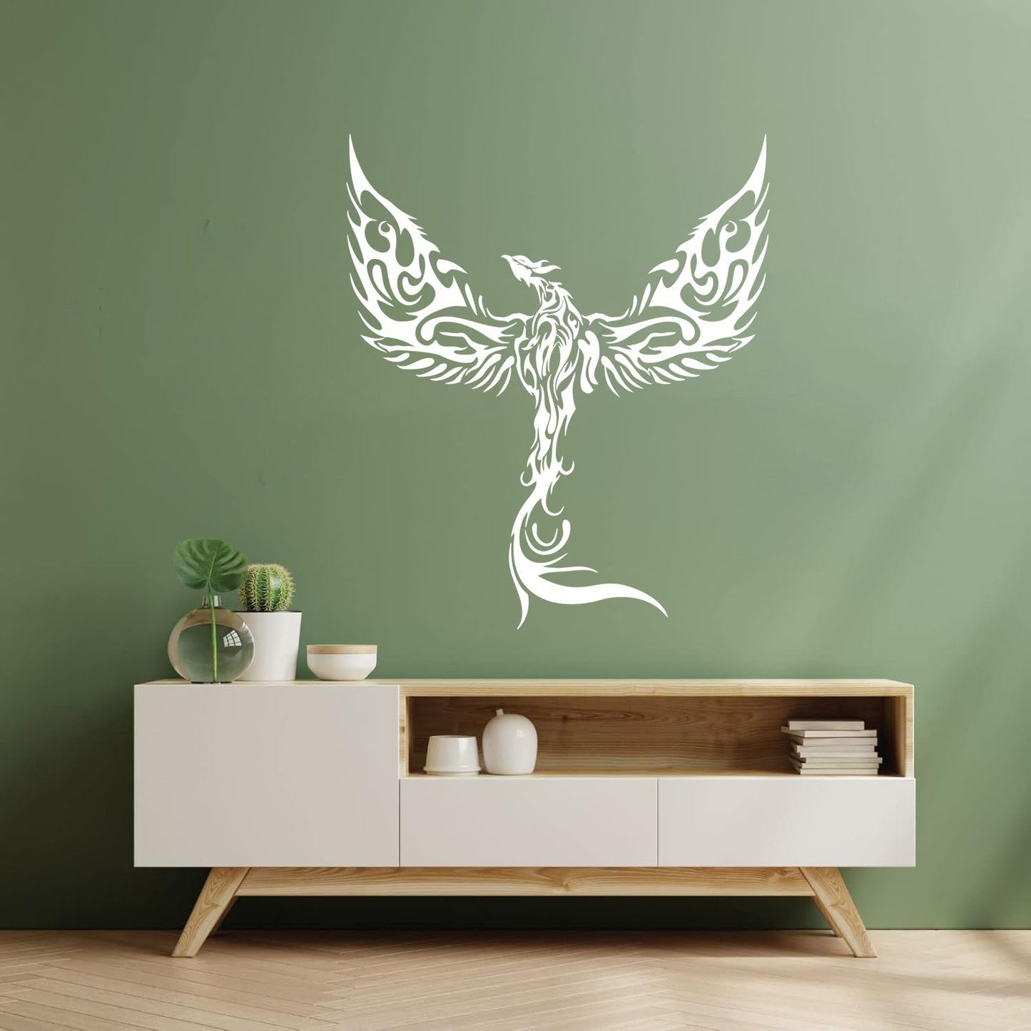 Wall Decals Phoenix Fantasy Bird Fantastic Beast Forks Of Flame Living Waterproof