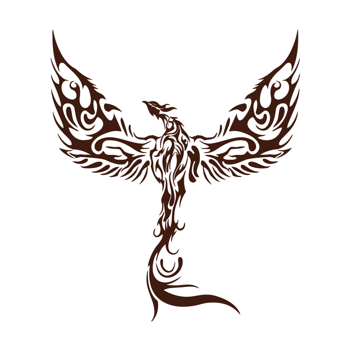 Wall Decals Phoenix Fantasy Bird Fantastic Beast Forks Of Flame Living Waterproof