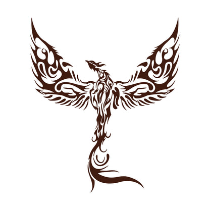 Wall Decals Phoenix Fantasy Bird Fantastic Beast Forks Of Flame Living Waterproof