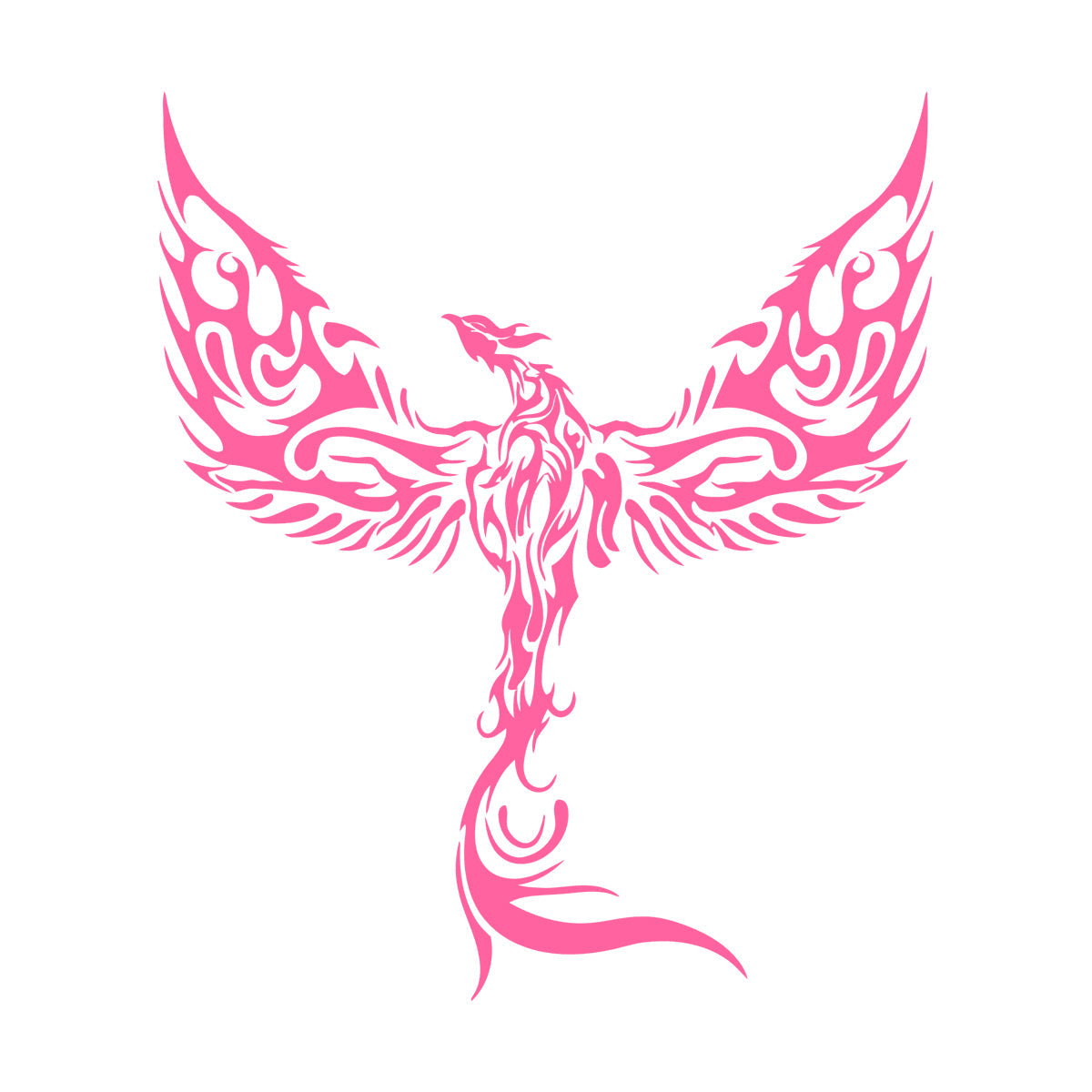 Wall Decals Phoenix Fantasy Bird Fantastic Beast Forks Of Flame Living Waterproof