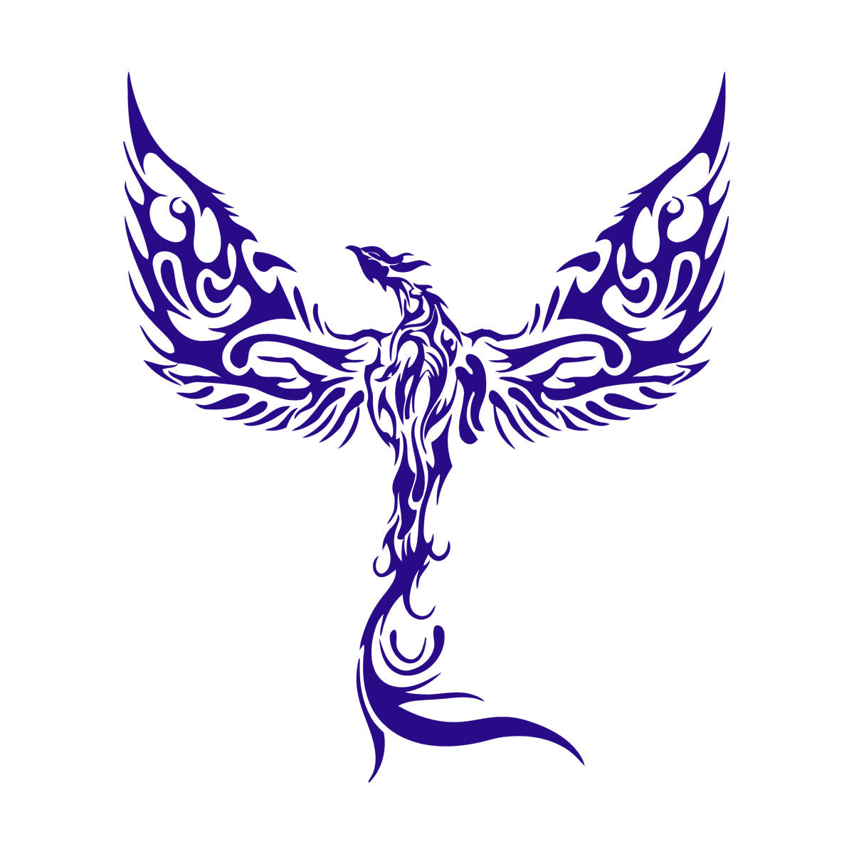 Wall Decals Phoenix Fantasy Bird Fantastic Beast Forks Of Flame Living Waterproof