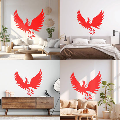 Vinyl Wall Decals Phoenix Fantasy Bird Symbol Of Rebirth Myth It Won'T Fall Off