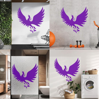 Vinyl Wall Decals Phoenix Fantasy Bird Symbol Of Rebirth Myth It Won'T Fall Off