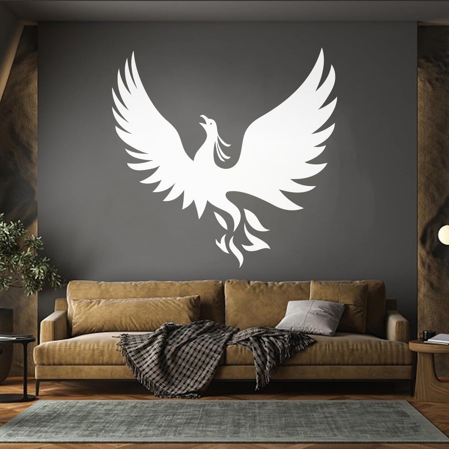 Vinyl Wall Decals Phoenix Fantasy Bird Symbol Of Rebirth Myth It Won'T Fall Off