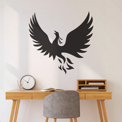 Vinyl Wall Decals Phoenix Fantasy Bird Symbol Of Rebirth Myth It Won'T Fall Off