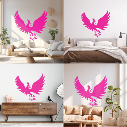 Vinyl Wall Decals Phoenix Fantasy Bird Symbol Of Rebirth Myth It Won'T Fall Off