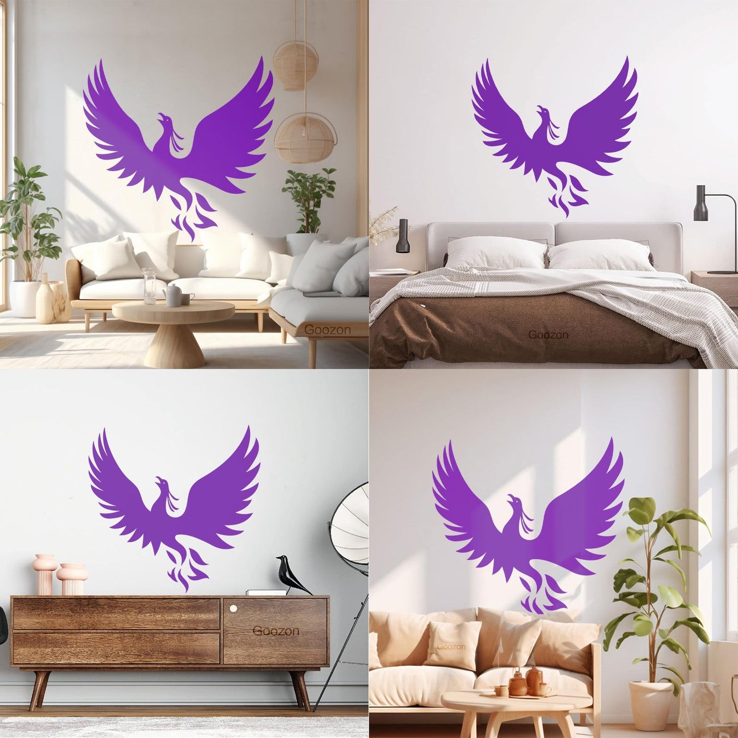 Vinyl Wall Decals Phoenix Fantasy Bird Symbol Of Rebirth Myth It Won'T Fall Off