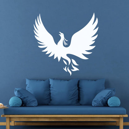 Vinyl Wall Decals Phoenix Fantasy Bird Symbol Of Rebirth Myth It Won'T Fall Off