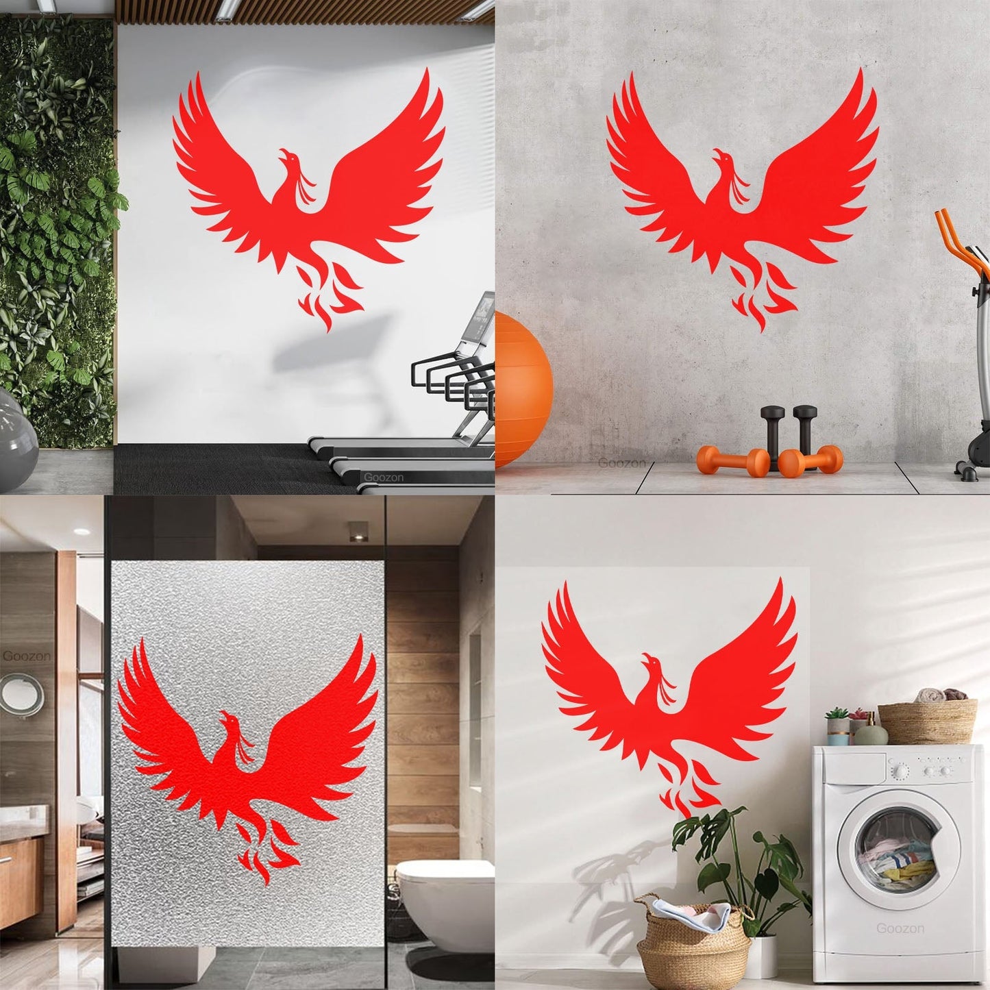 Vinyl Wall Decals Phoenix Fantasy Bird Symbol Of Rebirth Myth It Won'T Fall Off