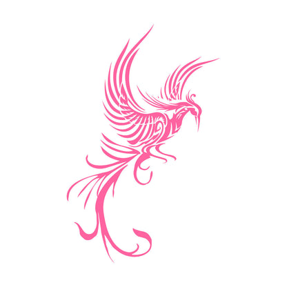 Engraving Decals Phoenix Fire Bird Fantasy Bird Mythology Bird Personalized Customization