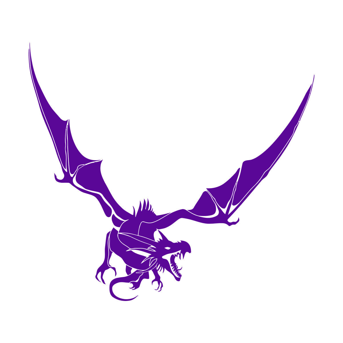 Scary Dragon Fantasy Fairy Tale Fantastic Beast Mural And Wall Vinyl Decal Can Modify And Add Information