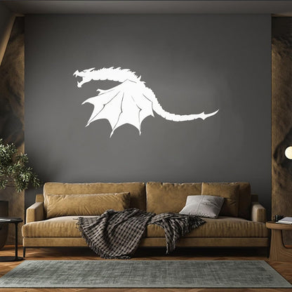 Wall Stickers Paster Paper Scary Dragon Wings Fantasy Monster Art Decoration