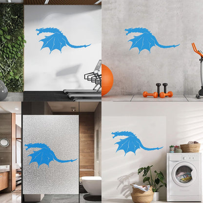 Wall Stickers Paster Paper Scary Dragon Wings Fantasy Monster Art Decoration