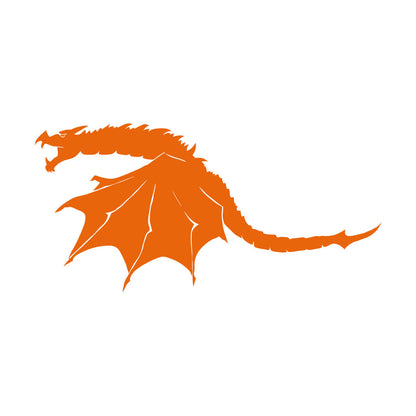 Wall Stickers Paster Paper Scary Dragon Wings Fantasy Monster Art Decoration