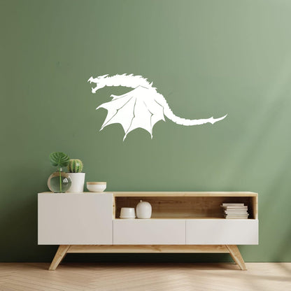 Wall Stickers Paster Paper Scary Dragon Wings Fantasy Monster Art Decoration