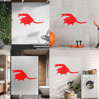 Wall Stickers Paster Paper Scary Dragon Wings Fantasy Monster Art Decoration