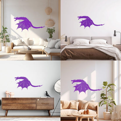 Wall Stickers Paster Paper Scary Dragon Wings Fantasy Monster Art Decoration