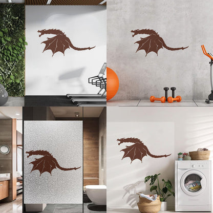 Wall Stickers Paster Paper Scary Dragon Wings Fantasy Monster Art Decoration