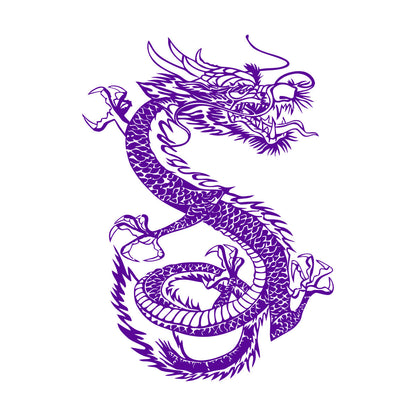 Traditional Chinese Dragon Fantasy Myth Vinyl Art Sticker Store Decoration