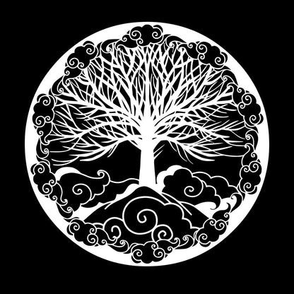 Engraving Stickers Tree Of Life Family Symbol Ornament Fantasy Tattoo Culture
