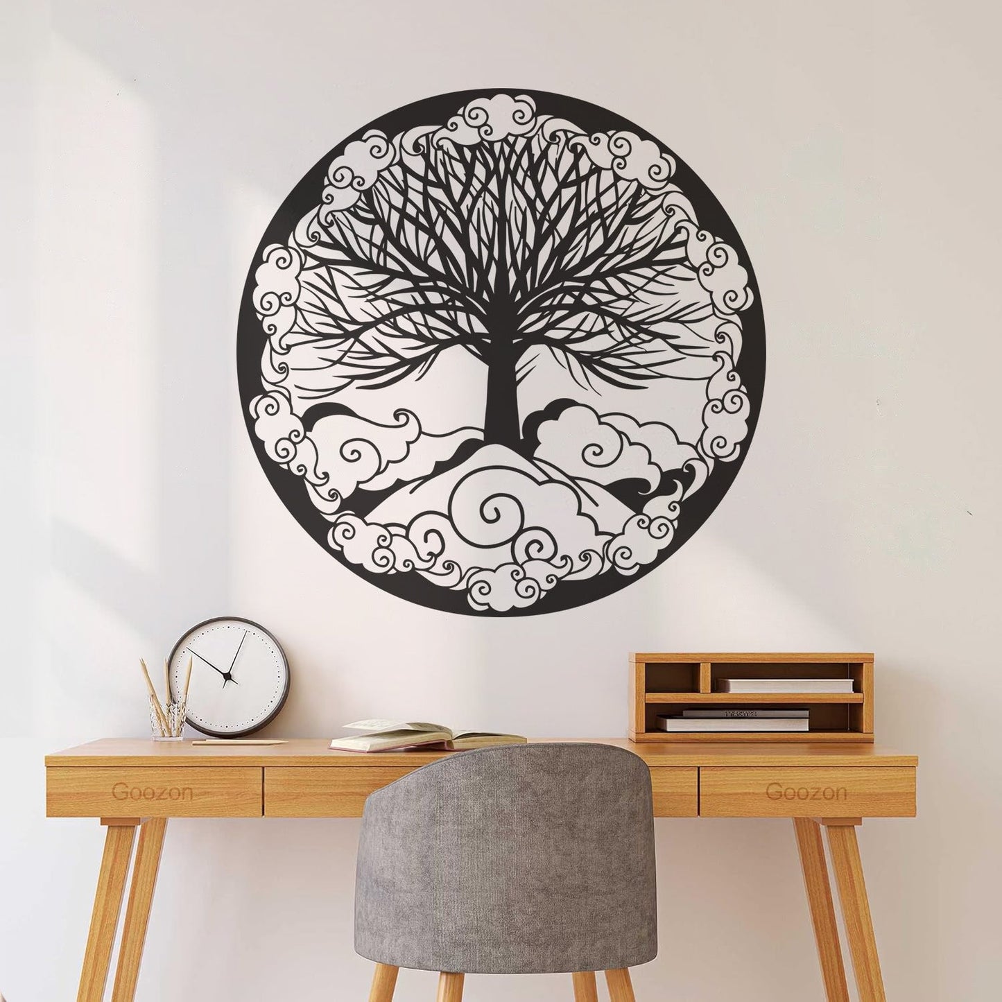 Engraving Stickers Tree Of Life Family Symbol Ornament Fantasy Tattoo Culture