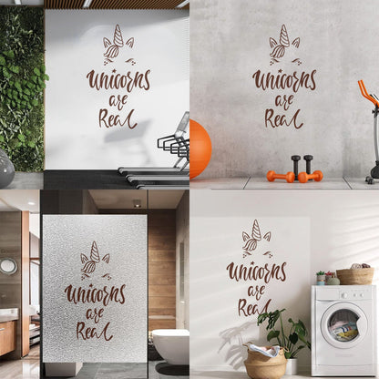 Engraving Decals Unicorn Are Real Phrase Fantasy Myth Multiple Size Options
