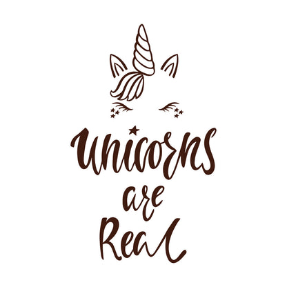 Engraving Decals Unicorn Are Real Phrase Fantasy Myth Multiple Size Options