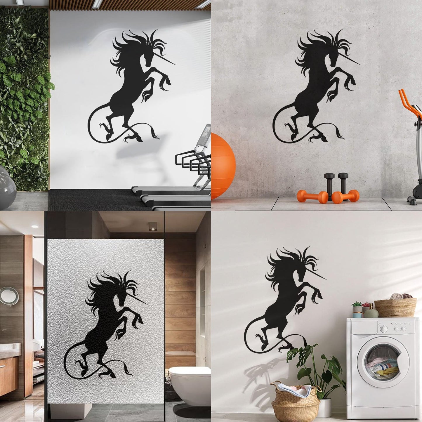 Wall Vinyl Sticker Decor Unicorn Fantasy Fantastic Beast Fairy Tale Personalized Customization