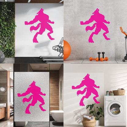 Wall Decals Pvc Werewolf Silhouette Fantasy Store Decoration