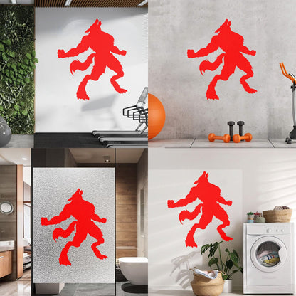 Wall Decals Pvc Werewolf Silhouette Fantasy Store Decoration