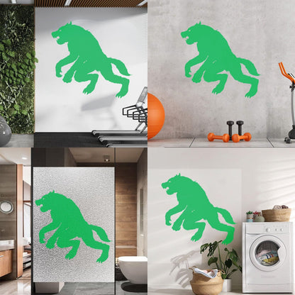 Lettering Stickers Werewolf Silhouette Wolf Fantasy Mythology Tattoo Culture