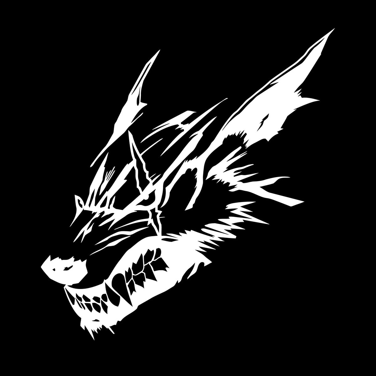 Werewolf Wolf Scar Fantasy Beast Predator Wall Decals Paster Paper Removable Without Leaving Glue