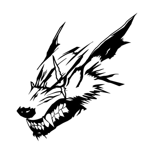 Werewolf Wolf Scar Fantasy Beast Predator Wall Decals Paster Paper Removable Without Leaving Glue