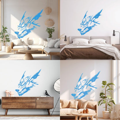 Werewolf Wolf Scar Fantasy Beast Predator Wall Decals Paster Paper Removable Without Leaving Glue