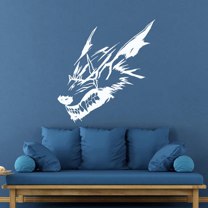Werewolf Wolf Scar Fantasy Beast Predator Wall Decals Paster Paper Removable Without Leaving Glue