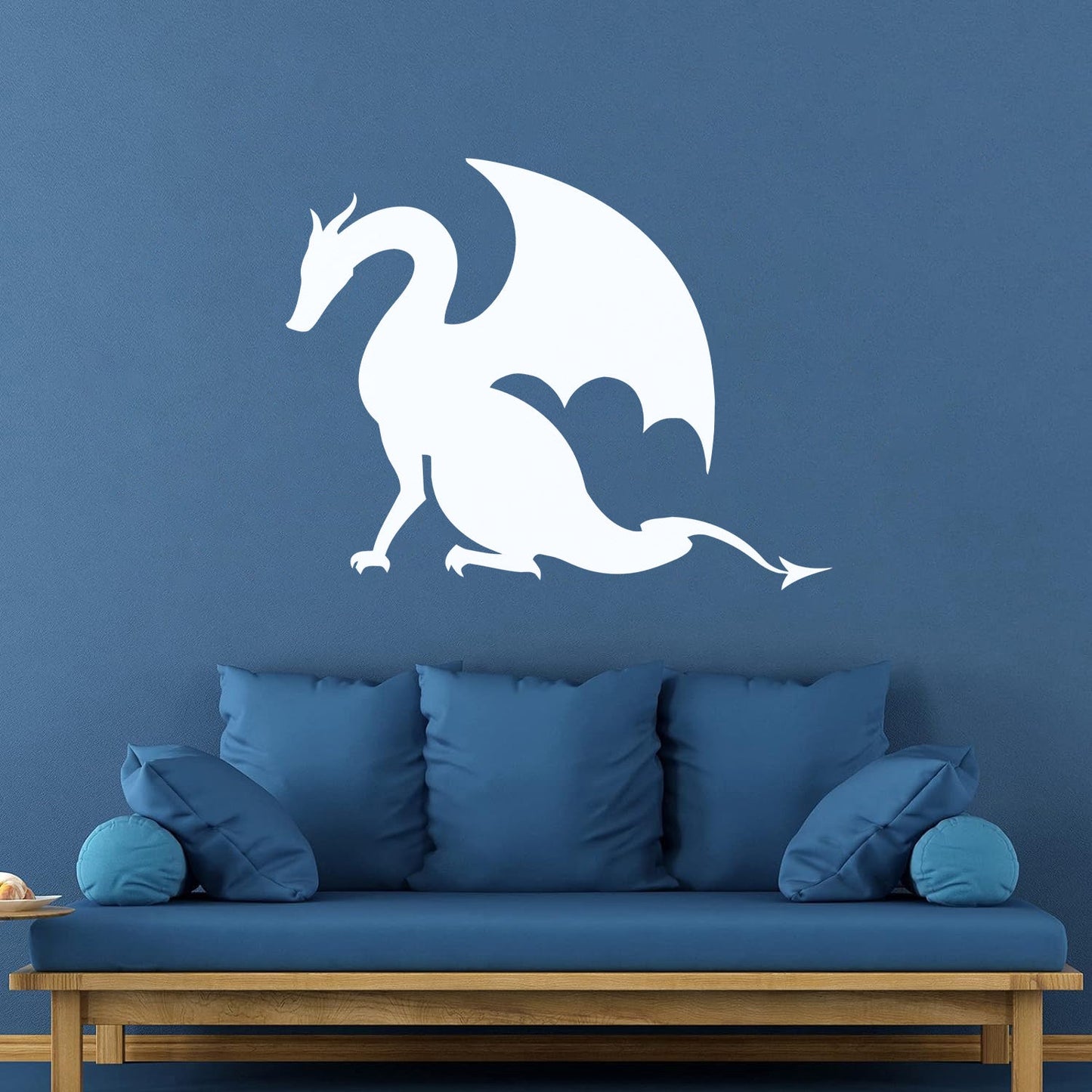 Wall Stickers Paster Paper Dragon Tale Monster Fire Breathing Fantasy Art Mural Painting