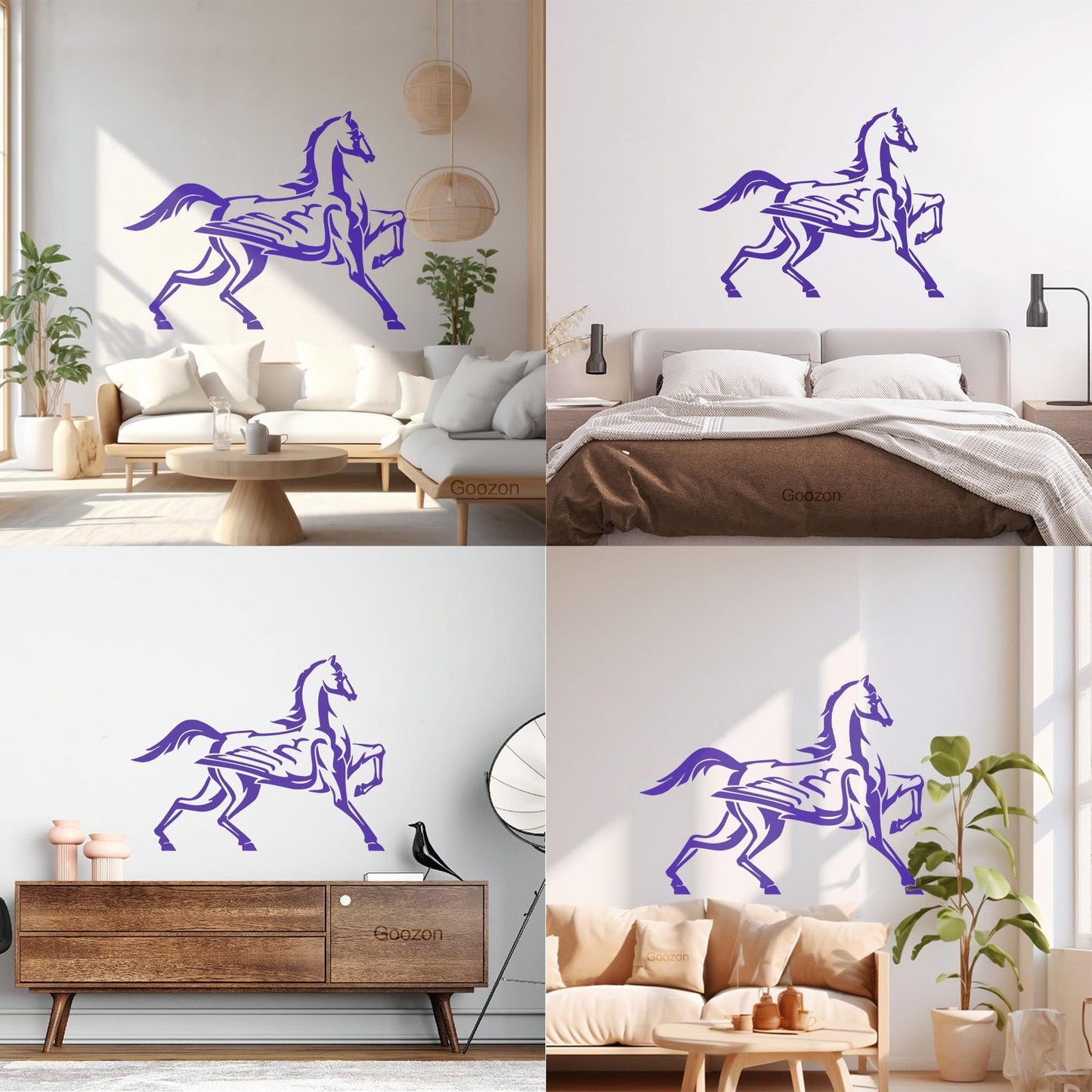 Wall Decals Pvc Horse Pegasus Wings Fairy Fantasy Car Body Decoration