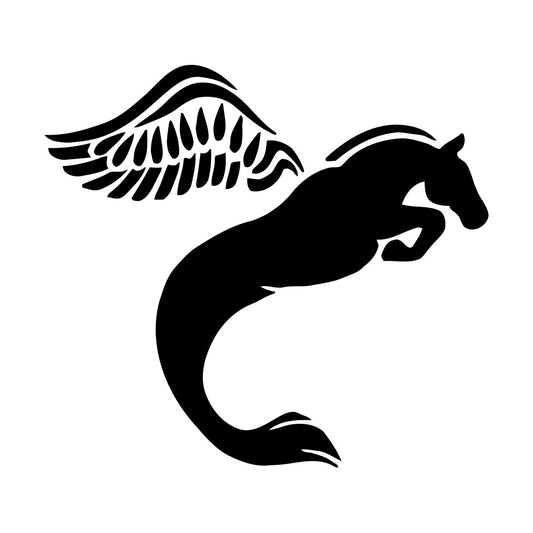Pegasus Horse Flight Bird Fantastic Animal Fantasy Vinyl Wall Stickers Store Decoration