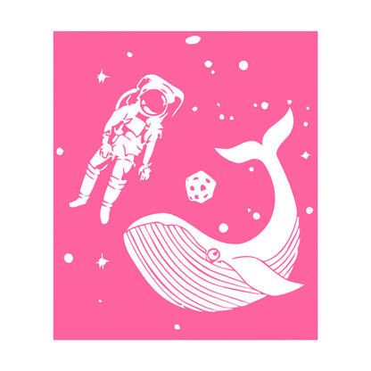Vinyl Wall Decals Space Astronaut Kids Whale Fish Fantasy Removable Without Leaving Glue