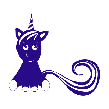 Mural And Wall Vinyl Decal Unicorn Fantastic Animal Fantasy Fairy Tale Kids Do Not Damage The Wall Surface