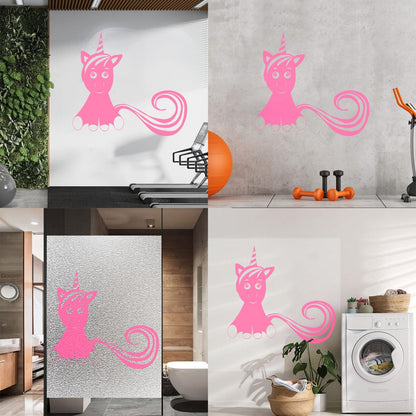 Mural And Wall Vinyl Decal Unicorn Fantastic Animal Fantasy Fairy Tale Kids Do Not Damage The Wall Surface