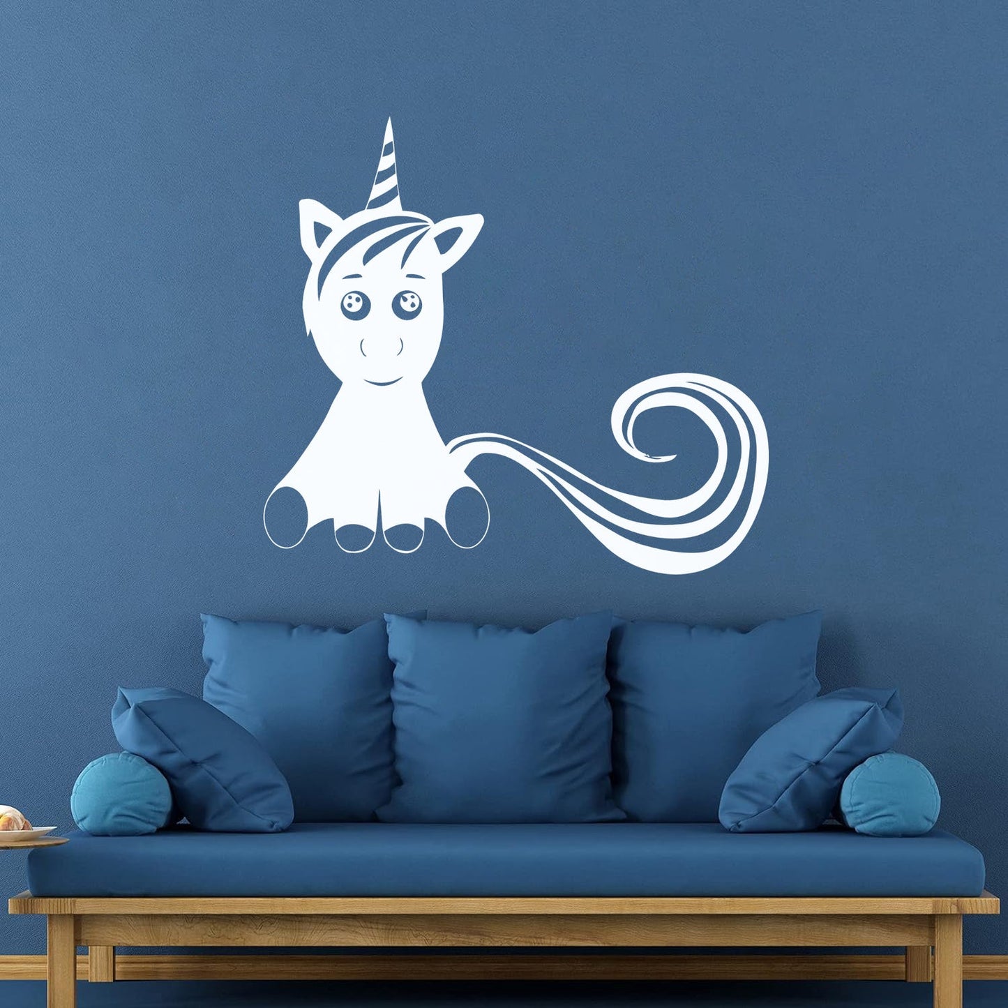 Mural And Wall Vinyl Decal Unicorn Fantastic Animal Fantasy Fairy Tale Kids Do Not Damage The Wall Surface